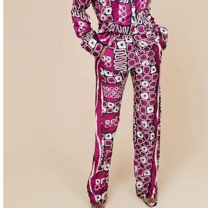 GRASS-FIELDS silk pants Size 6